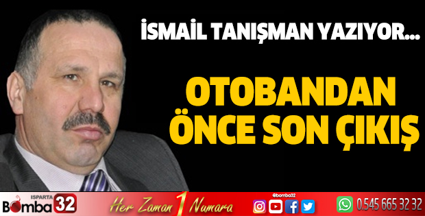Otobandan önce son çıkış