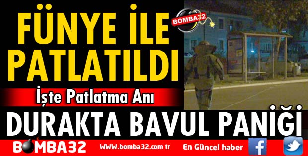 OTOBÜS DURAĞINDA ŞÜPHELİ BAVUL PANİĞİ