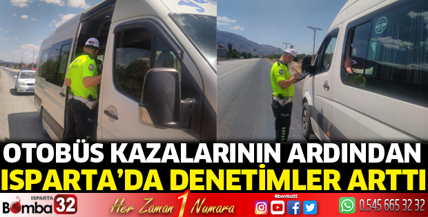Otobüs kazalarının ardından denetimler arttı