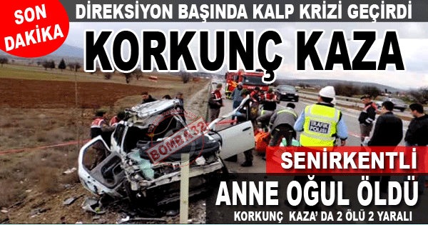 Otomobil Kamyona Çarptı: 2 Ölü 2 Yaralı