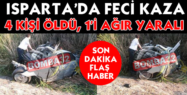 OTOMOBİL KANALA UÇTU
