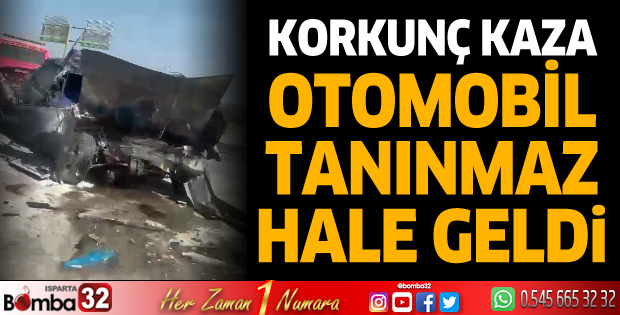 Otomobil tanınmaz hale geldi