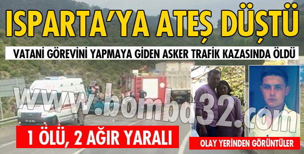 OTOMOBİL TIRIN ALTINA GİRDİ 1 ÖLÜ 2 YARALI