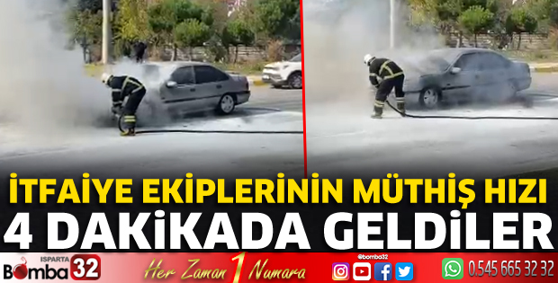 Otomobil yangını 