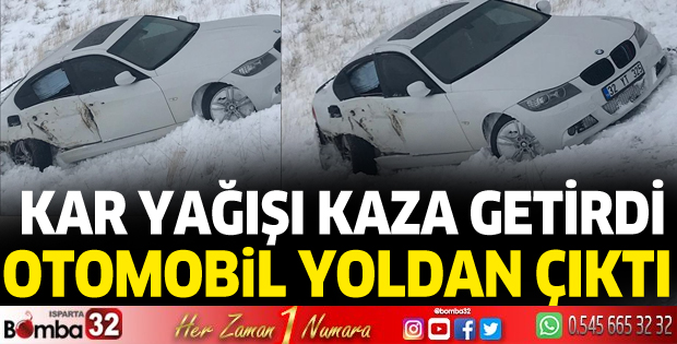 OTOMOBİL YOLDAN ÇIKTI