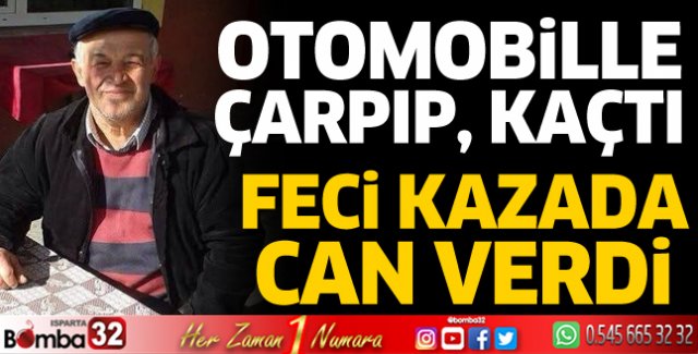 Otomobilin çarptığı yaya hayatını kaybetti 