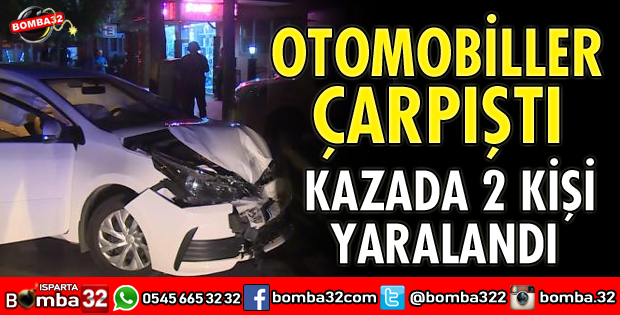 OTOMOBİLLER ÇARPIŞTI