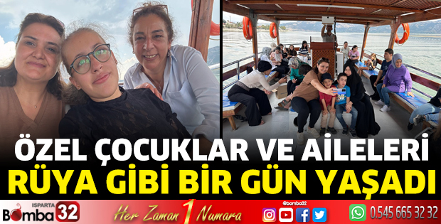 Özel çocuklar ve aileleri rüya gibi bir gün yaşadı