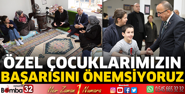 Özel çocuklarımızın başarısını önemsiyoruz 