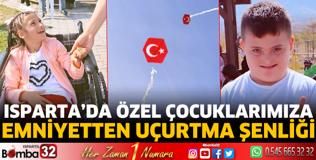 Özel çocuklarla birlikte uçurtma şenliği düzenlendi
