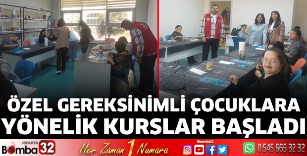 Özel Gereksinimli Çocuklara Yönelik Kurslar Başladı