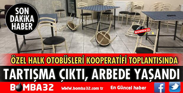 ÖZEL HALK OTOBÜSLERİ TOPLANTISINDA TARTIŞMA ÇIKTI