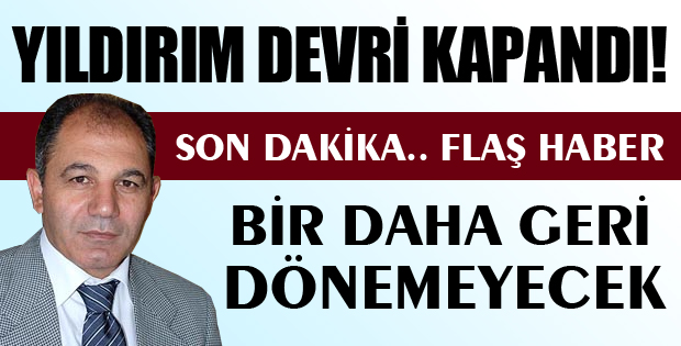 ÖZEL İDAREDE YILDIRIM DEVRİ RESMEN BİTTİ