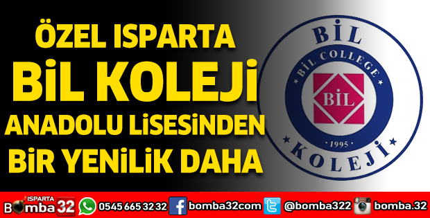 Özel Isparta Bil Koleji Anadolu Lisesinden Bir Yenilik Daha