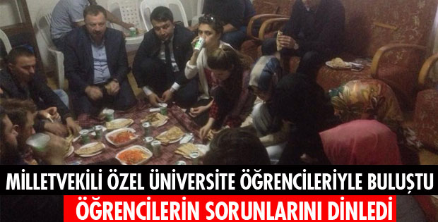 ÖZEL ÖĞRENCİLERLE BULUŞTU