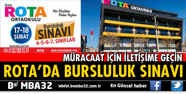ÖZEL ROTA'DAN BURSLULUK SINAVI