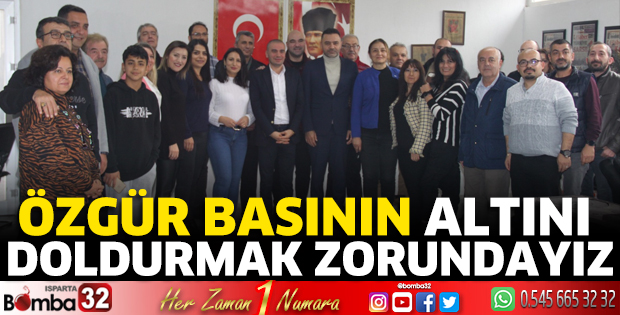 Özgür basının altını doldurmak zorundayız