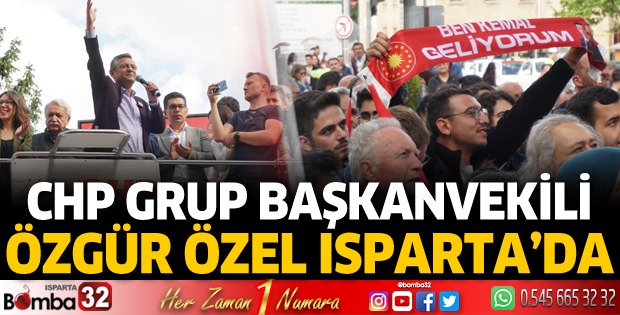 Özgür Özel Isparta'da konuştu