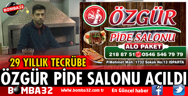ÖZGÜR PİDE SALONU HİZMETTE