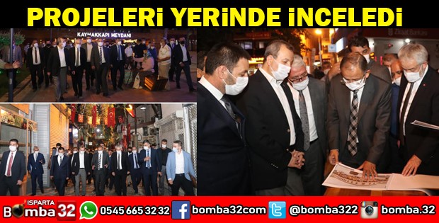 ÖZHASEKİ ISPARTA'DA YATIRIMLARI İNCELEDİ