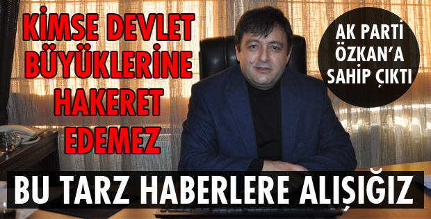 ÖZKAN HUKUKU YERİNE GETİRDİ