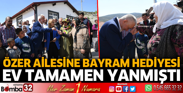 Özler ailesine bayram hediyesi