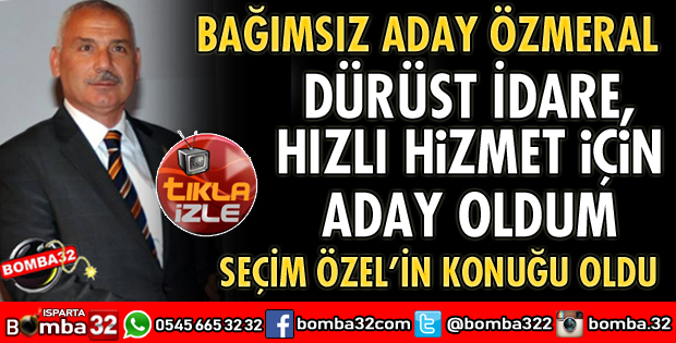 ÖZMERAL NEDEN ADAY OLDUĞUNU ANLATTI