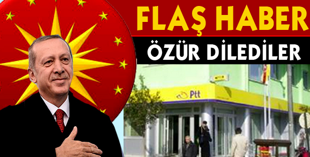 Özür dilediler