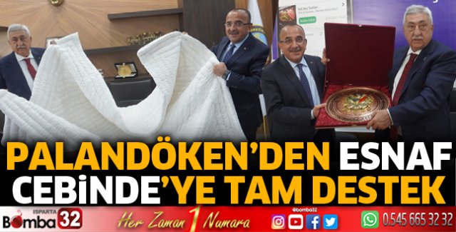 Palandöken’den Esnaf Cebinde’ye tam destek