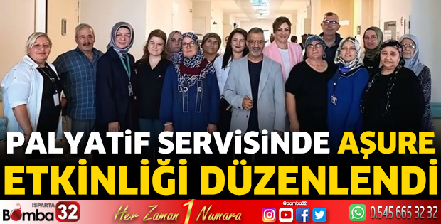 Palyatif servisinde aşure etkinliği 