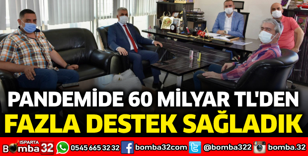 Pandemi de 60 Milyar TL’den fazla destek sağladık