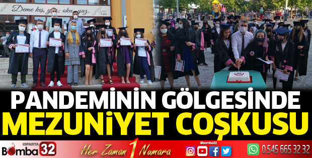 Pandeminin gölgesinde mezuniyet coşkusu