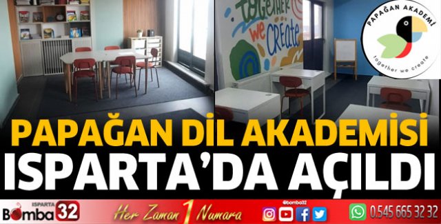 Papağan Dil Akademisi Isparta’da açıldı