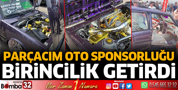 Parçacım Oto Sponsorluğu Birincilik Getirdi