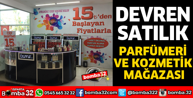 PARFÜMERİ VE KOZMETİK MAĞAZASI DEVREN SATILIK