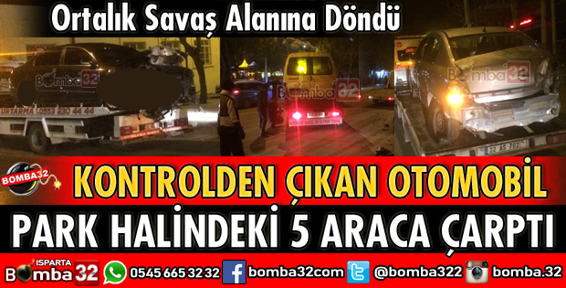 PARK HALİNDEKİ 5 ARACI BİÇTİ