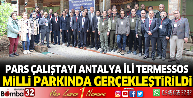 Pars Çalıştayı Antalya İli Termessos Milli Parkında gerçekleştirildi
