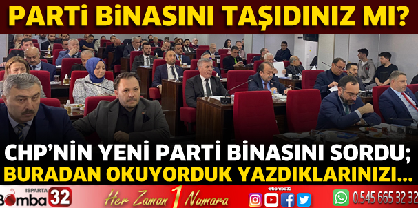 Parti binasını taşıdınız mı?
