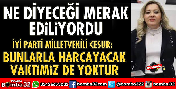 PARTİMİZİN YIPRATILMASINI TASVİP ETMİYORUM
