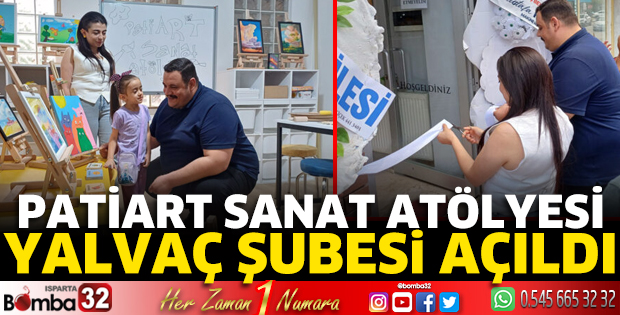 PATİART Sanat Atölyesi Yalvaç Şubesi açıldı