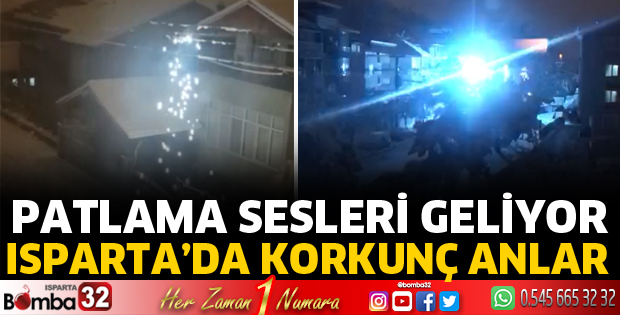 Patlama sesleri geliyor