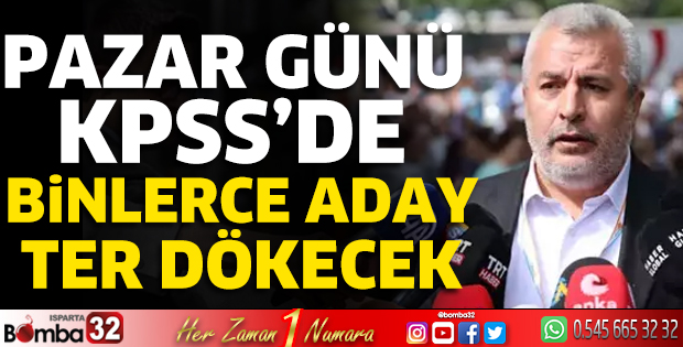 Pazar günü KPSS'de binlerce aday ter dökecek