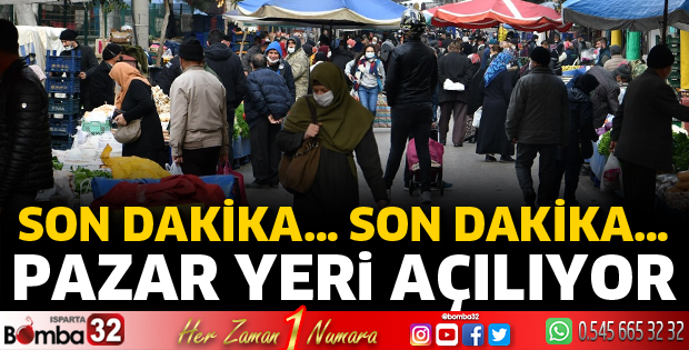 Pazar yeri yeniden açılıyor