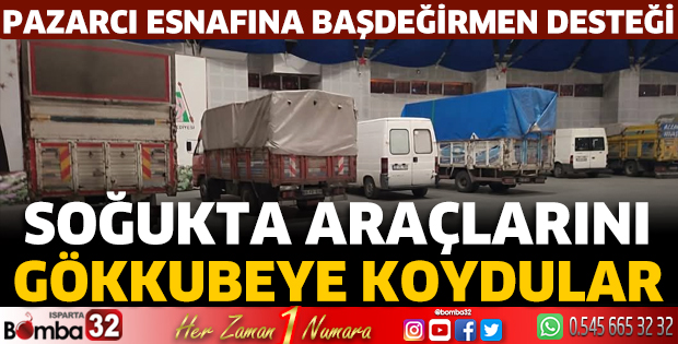 Pazarcı esnafına Başdeğirmen desteği