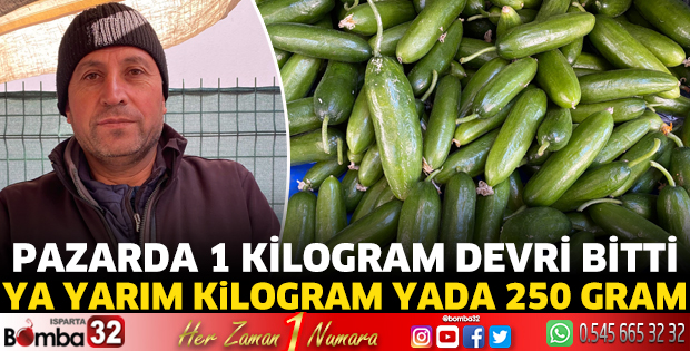 Pazarda 1 kilogram devri bitti 