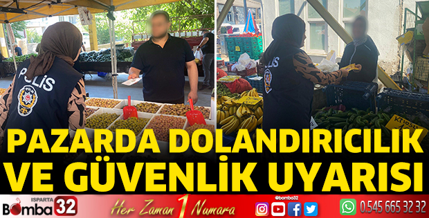 Pazarda dolandırıcılık ve güvenlik uyarısı
