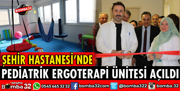 PEDİATRİK ERGOTERAPİ ÜNİTESİ AÇILDI