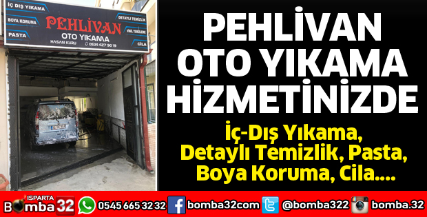 PEHLİVAN OTO YIKAMA HİZMETİNİZDE