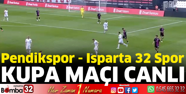 Pendikspor - Isparta 32 Spor maçı canlı 