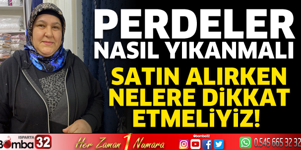Perde nasıl yıkanmalı